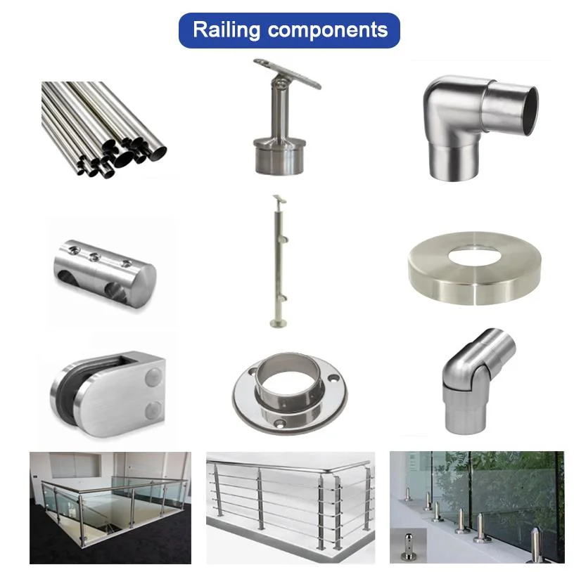 Stainless Steel Staircase Railing Pipe Joint Tube Connector Fittings