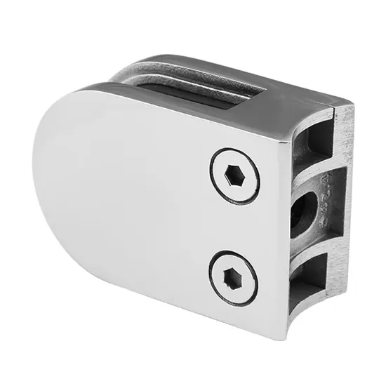 ステンレス鋼フレームレス手すりラウンドガラスキャップ